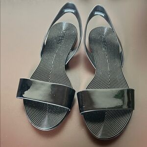 ALDO  Glossy Black Women's Sandals
